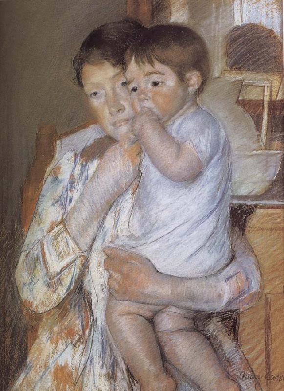 Child  in mother-s arm, Mary Cassatt